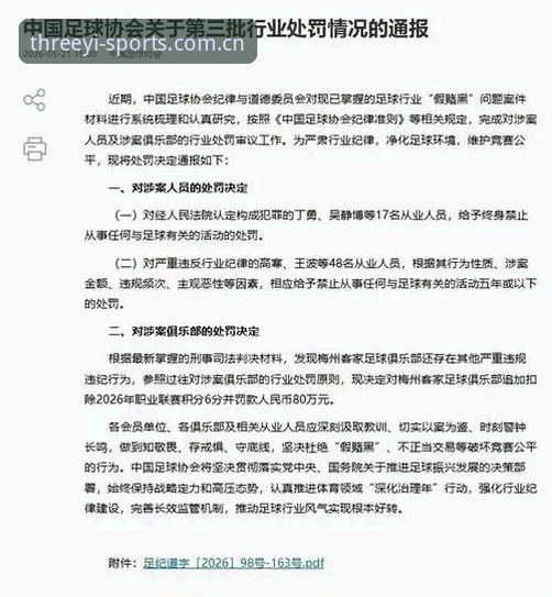 3个关键看点解析足协第三批禁足名单，三亿体育平台用户必读的深度分析